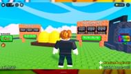 Shop icon and other buttons on the screen (Image via Roblox)